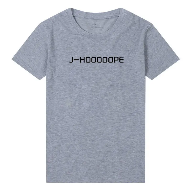 BTS BANGTAN JHOPE J-HOOOOOPE футболка для Для женщин Топ Женская мода короткий рукав Tumblr