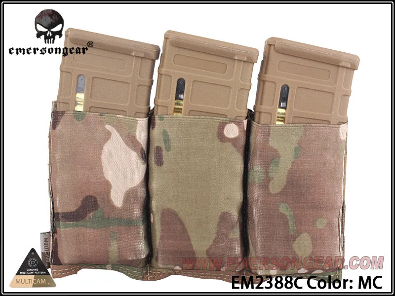Emersongear Triple M4 чехол для журнала Combat Molle Airsoft MAG Чехол Мультикам EM2388C | Спорт и