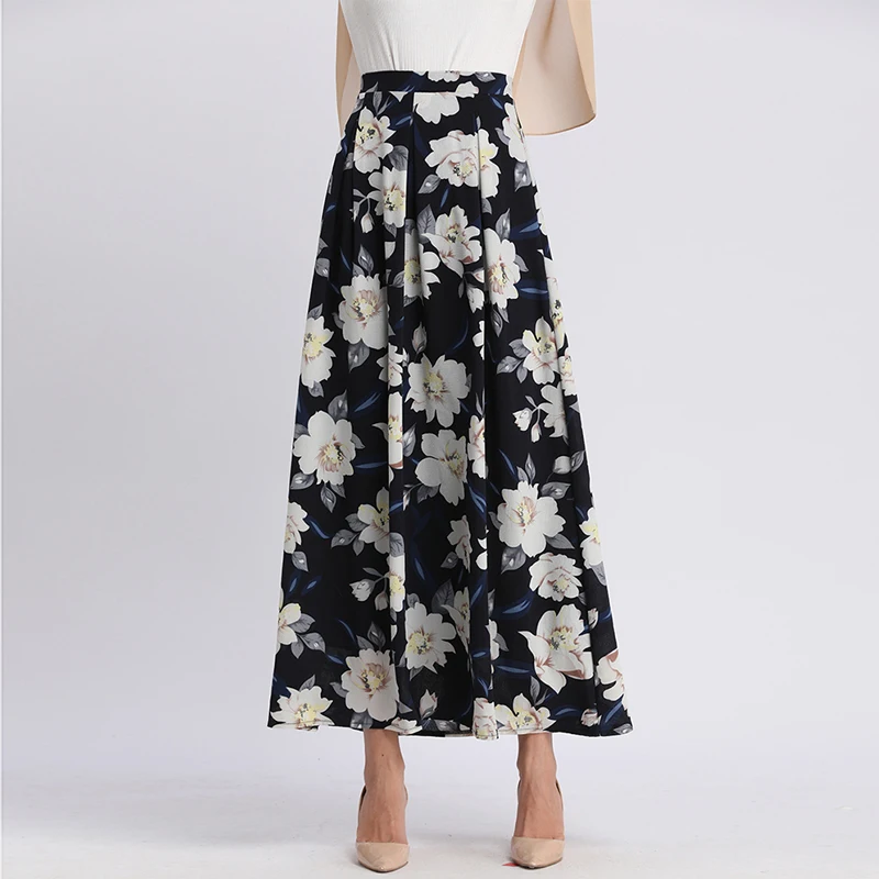 Faldas Mujer Moda 2019 High Waist Abaya Arabic Muslim Skirt Jupe Femme Long Islamic Skirts Womens Lange Rokken Islam Clothing |