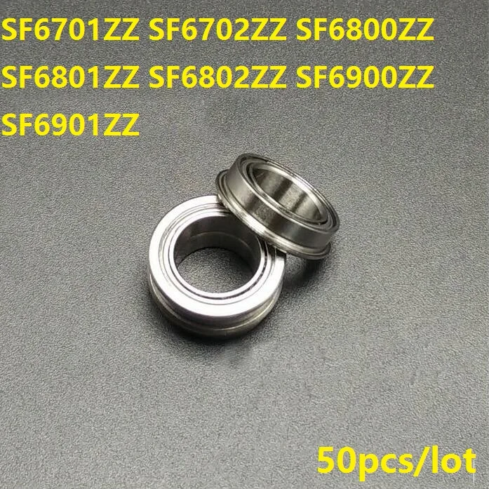 50 шт./лот SF6701ZZ SF6702ZZ SF6800ZZ SF6801ZZ SF6802ZZ SF6900ZZ SF6901ZZ фланец из нержавеющей стали фланцевый