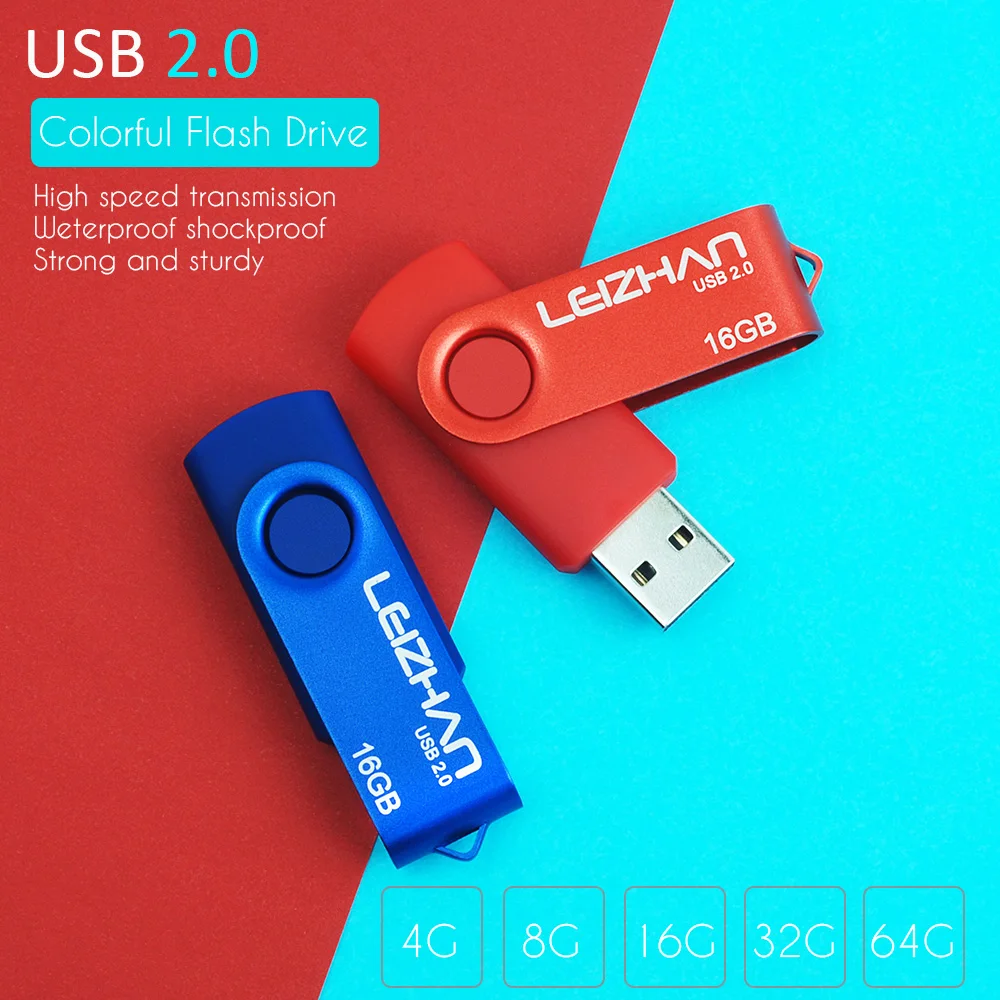 2019 LEIZHAN флеш диск USB 2 0 32 Гб U 16 Флешка 64 ГБ накопитель компьютерная карта памяти