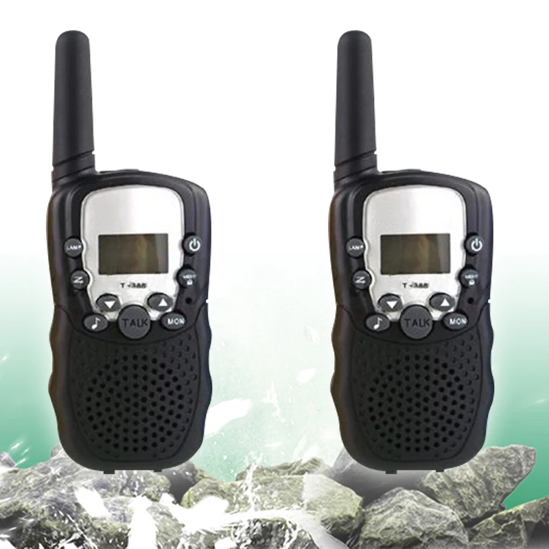 Новый XF 388 2 шт Детские портативные рации Way Радио 3 км Диапазон 8 каналов дети