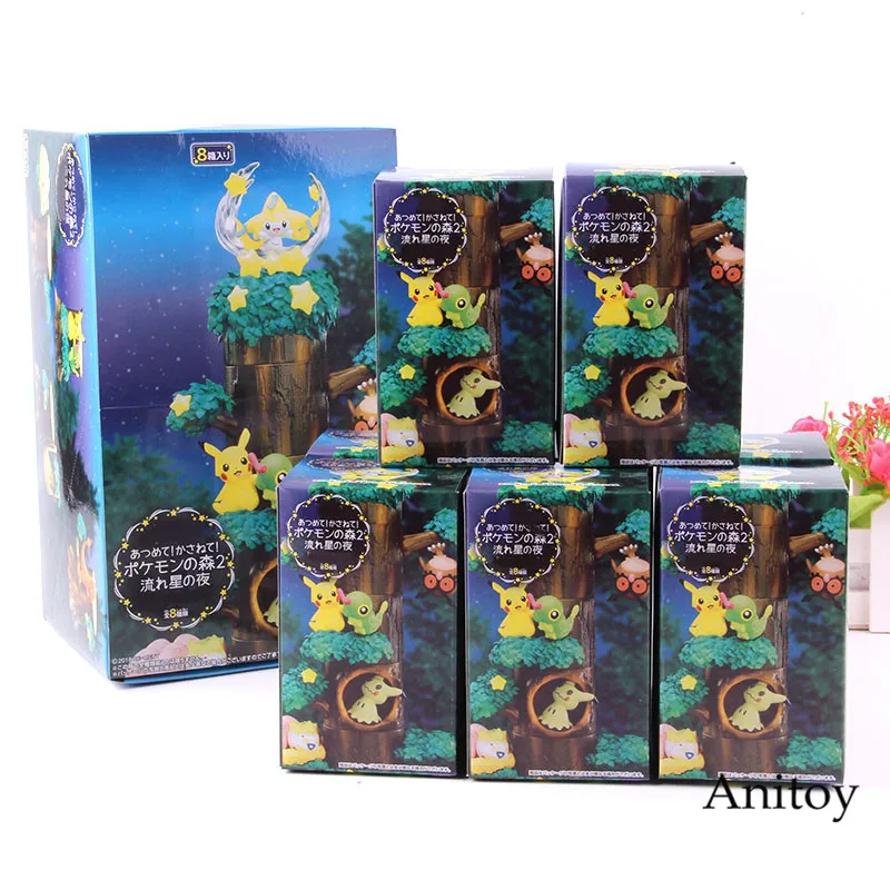 Фигурка Чаризард Eevee ПВХ Коллекционная модель игрушки деревянный ворс дерево пень 8 шт./компл