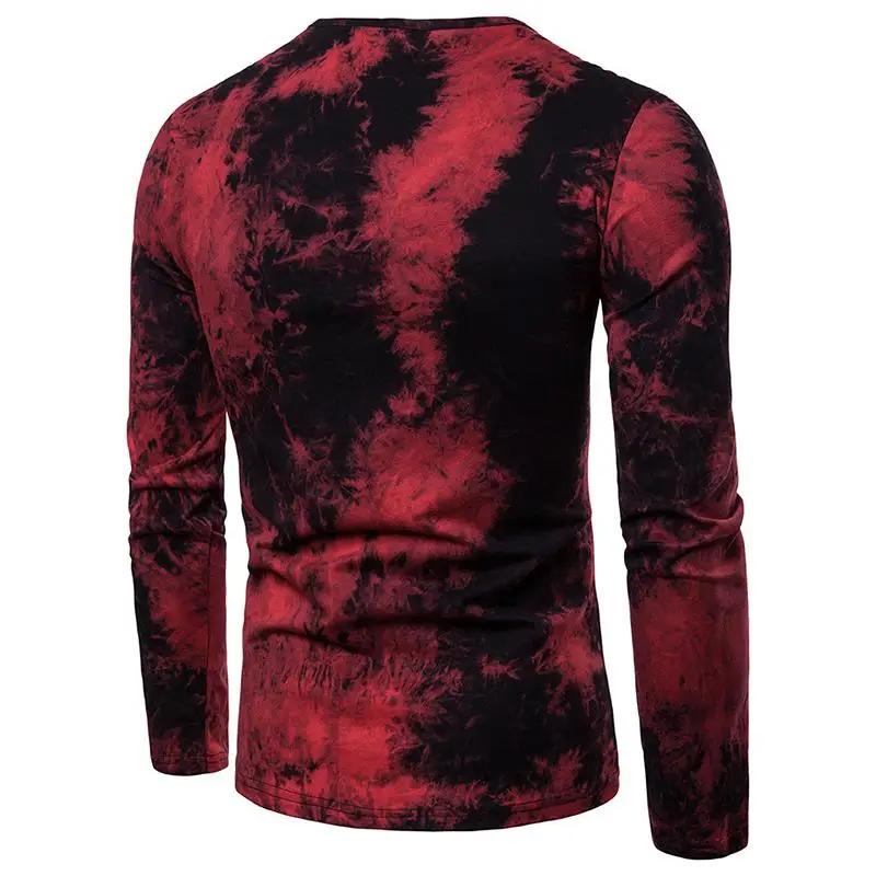 Модная мужская футболка с глубоким V-образным вырезом украшенная шнурками