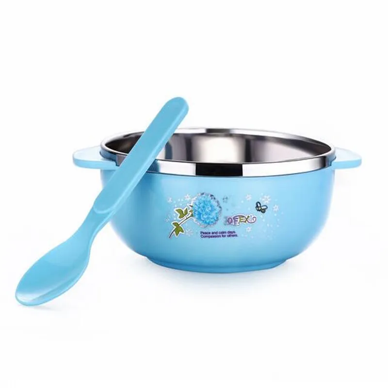 ГОРЯЧАЯ Детская посуда с крышкой для чаши термоизоляционная чаша детская ложка