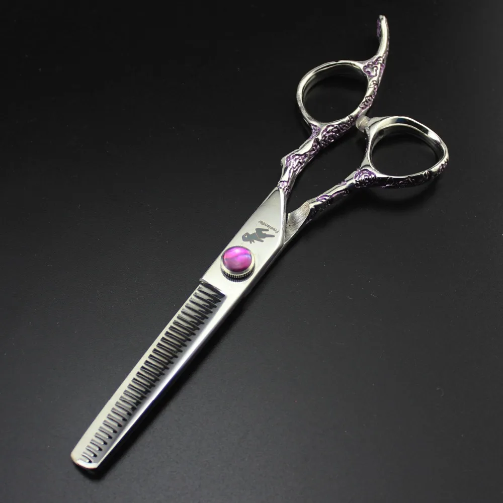 

6.0 inch plum handle hairdressing scissors, special for hairdressers, durable, meticulous work, professional hair repair
