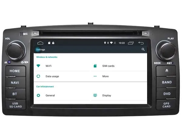 Eunavi 2 Din автомобильный DVD стерео для Toyota Corolla E120 BYD F3 Android 6 0 четырехъядерный ram 2G gps с