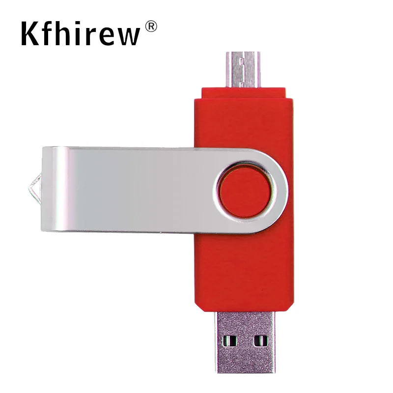 Usb флеш накопитель OTG 2 в 1 128 ГБ 64 32 16 ГБ|USB флэш-накопители| |