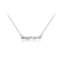 10 letter best friend friendship good friend girlfriend pendant necklace english alphabet love heart jesus necklace jewelry