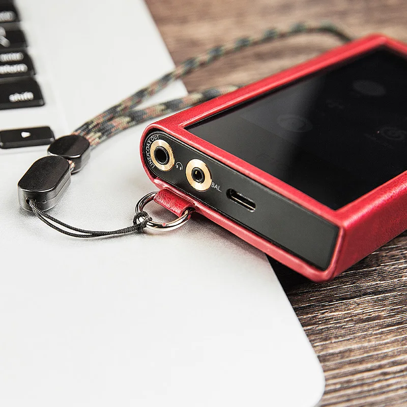 Кожаный чехол FiiO SK-M9 для музыкального плеера M9 красного цвета | Электроника