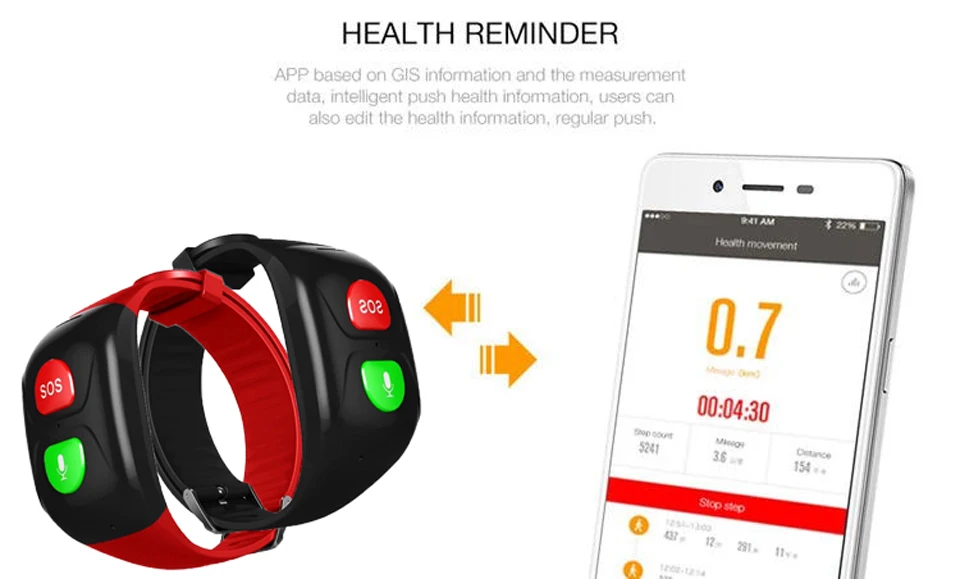 Для пожилых людей, анти-потеря, gps SOS Вызов, умные часы, безопасное позиционирование, трекер, водонепроницаемый браслет, пульсометр, кровяное давление, умный Браслет