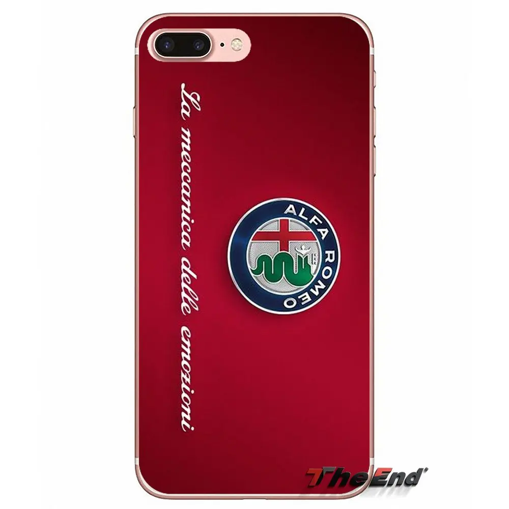Для Samsung Galaxy J1 J2 J3 J5 J7 A3 A5 A7 2015 2016 2017 J530 J730 Fundas Coque Super car Alfa Romeo Логотип ТПУ силиконовый