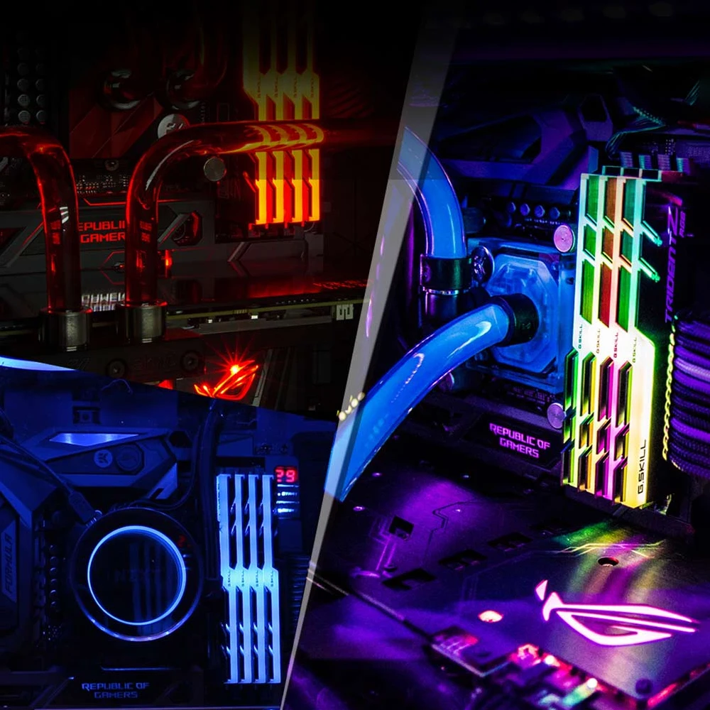 G. умений TridentZ RGB серии 8 ГБ DDR4 3000 мГц F4-3000C16S-8GTZR баранов для ПК настольный компьютер DDR4 памяти 16-18-18-38
