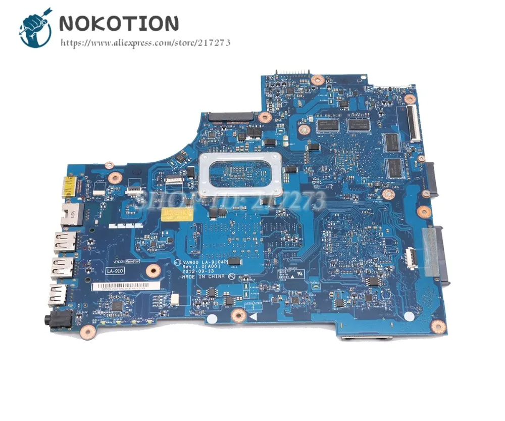 NOKOTION CN 00P6TK VAW00 LA 9104P для Dell Inspiron 15 3521 материнская плата ноутбука HD7670M SR0XF I3 3227U