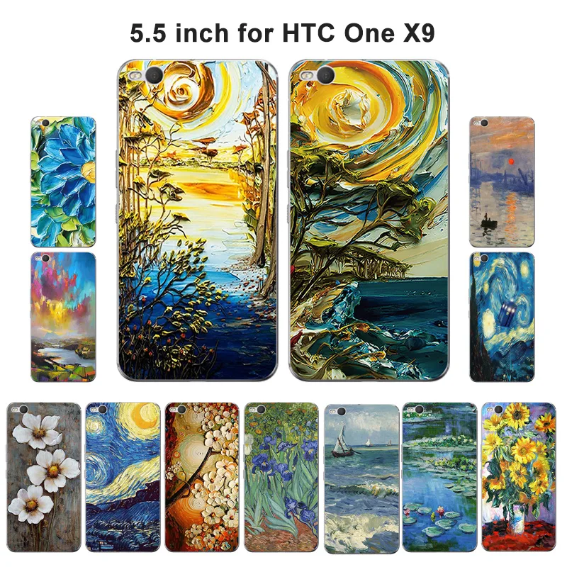 Чехол для HTC One X9 чехол телефона задняя крышка Силиконовый ТПУ мягкий с масляной