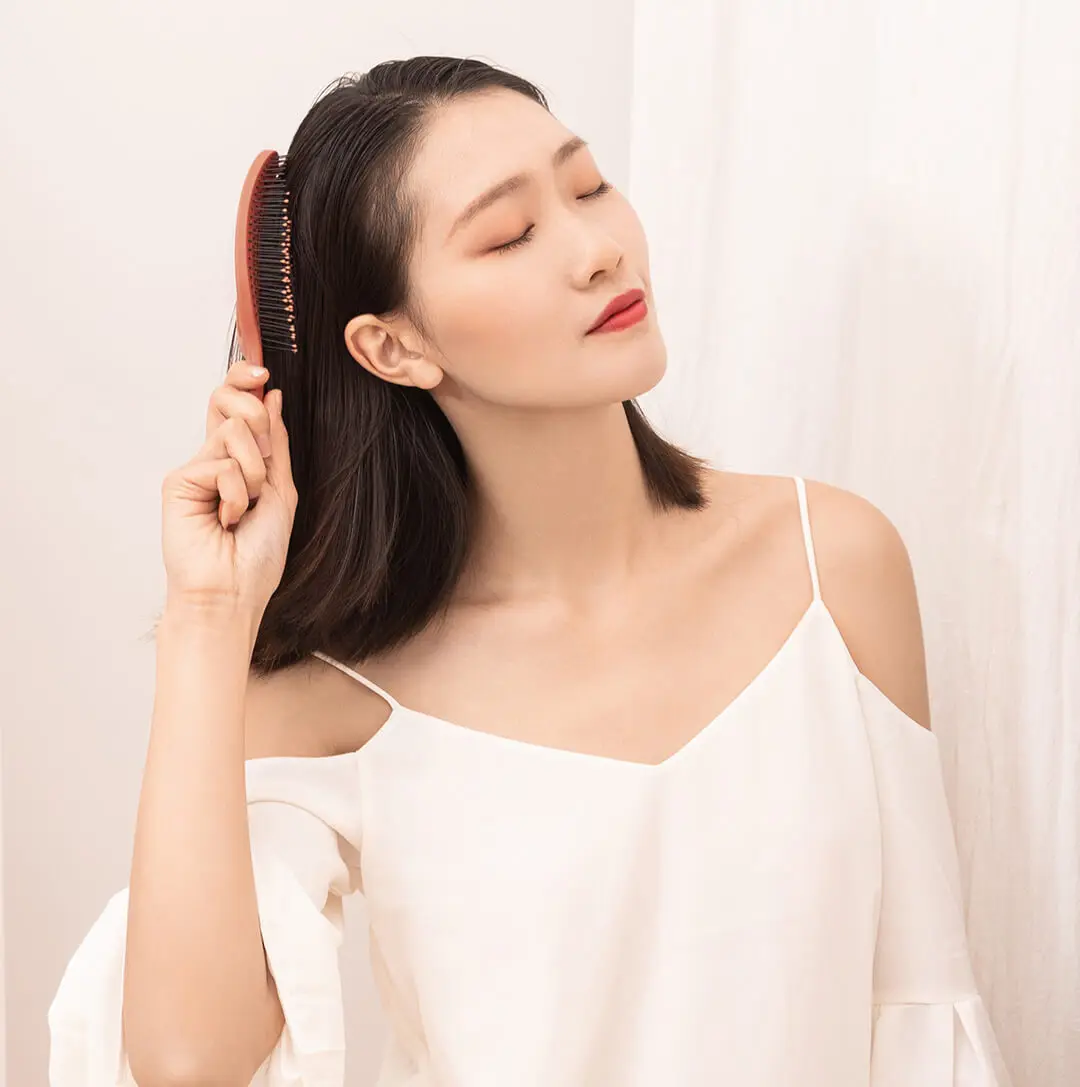 Xiaomi Youpin Xinzhi Расслабляющая эластичная Массажная расческа мягкий гребень портативная щетка для волос Массажная Щетка антистатическая для женщин Подарки