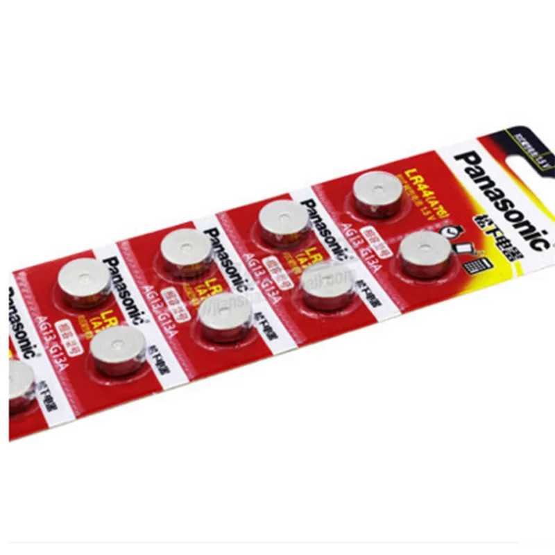 200 шт./лот PANASONIC LR44 A76 AG13 0% Hg SR1154 357 LR 44 1 5 В батарейки для калькулятор | Электроника