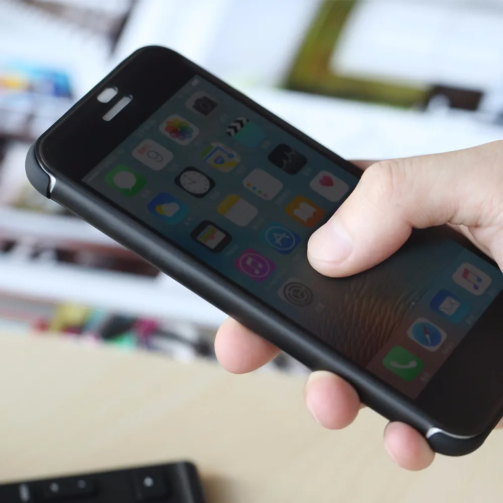 Распродажа, флип-чехол для iPhone 7, 7 plus, ROCK, невидимое окно, полная защита экрана, телефон, флип-чехол для iPhone 7, 7 plus