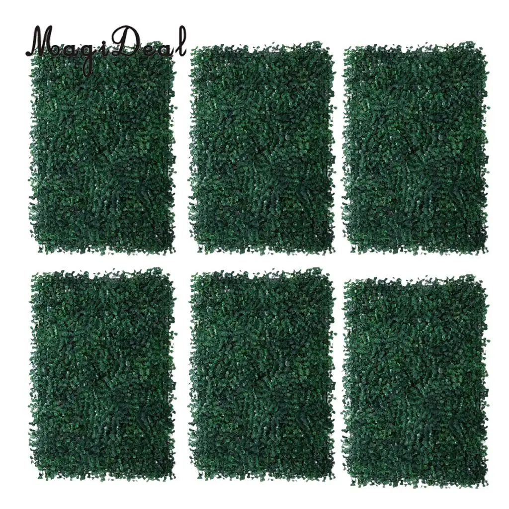 6 шт. настенные панели для украшения дома и сада|artificial foliage plants|artificial foliagedecorative grass |