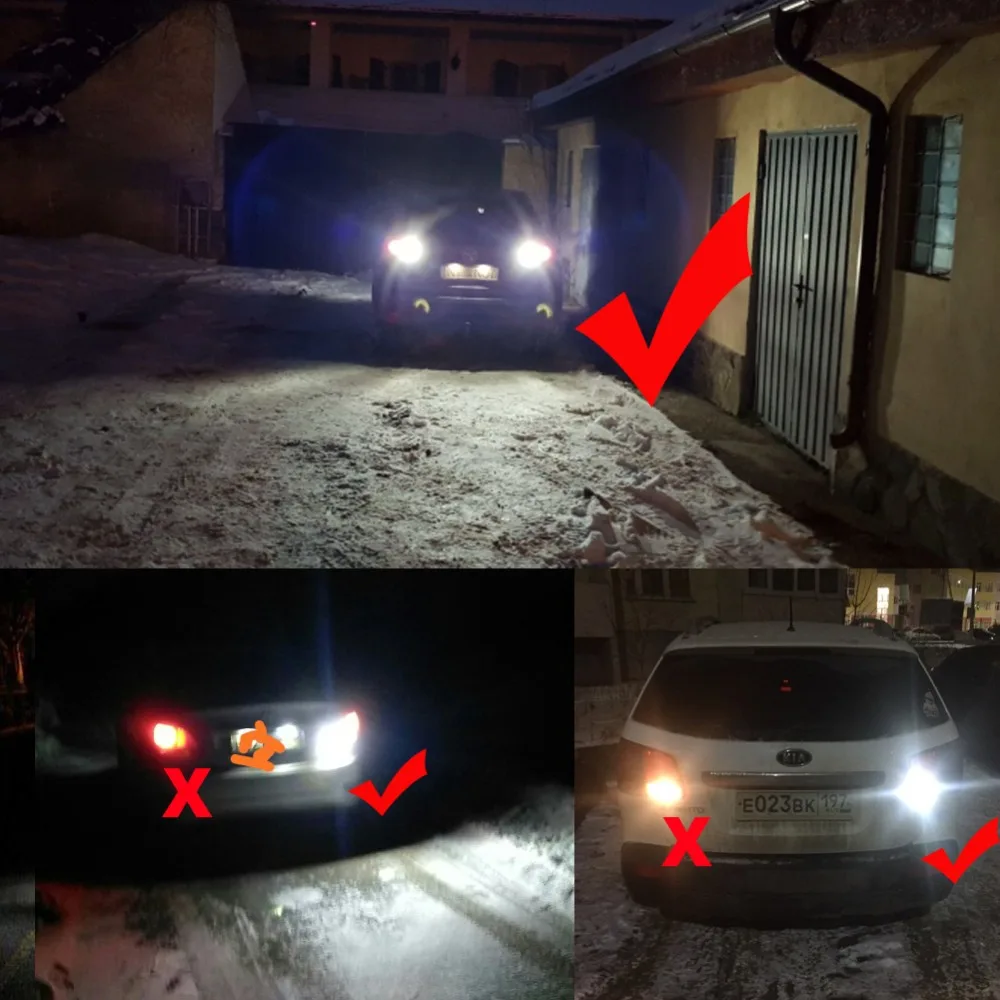 50 шт. светодиодсветодиодный лампы для задсветильник хода T15 W16W 920 921 912 Canbus 4014