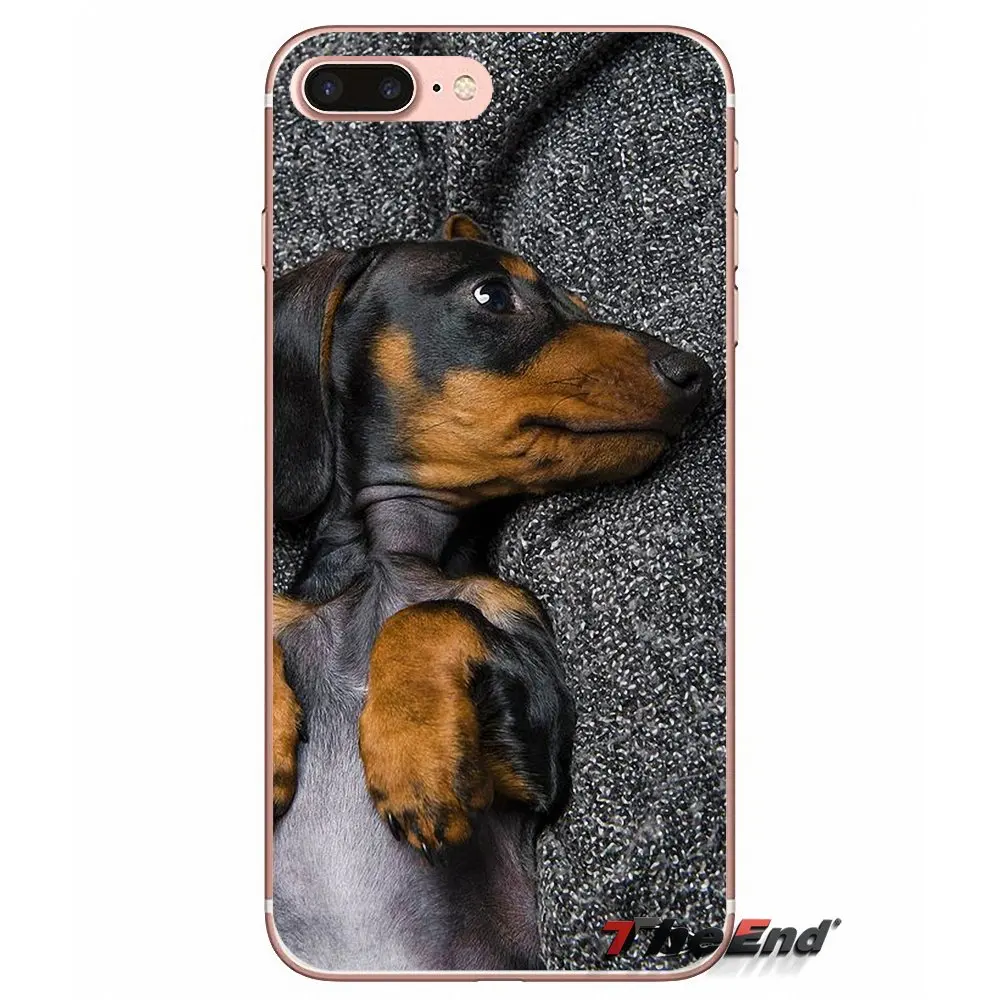 Силиконовый чехол для Samsung Galaxy S3 S4 S5 MINI S6 S7 edge S8 Plus Note 2 3 4 5 Grand Core Prime Dachshund Teckel Dackel Dog |