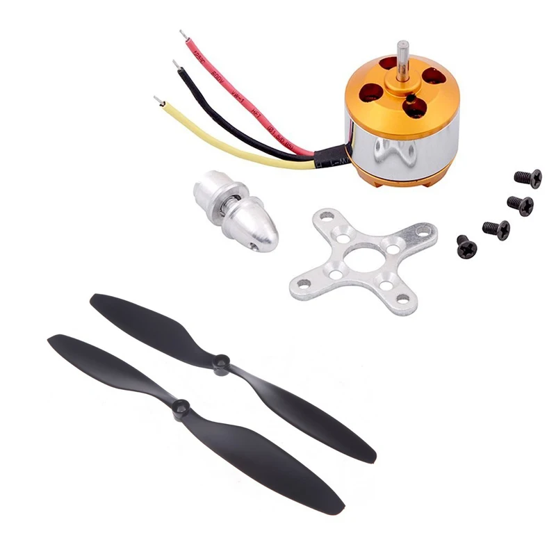 Бесщеточный двигатель A2212 1000KV 2200 30A ESC 1045 комплект четырехроторных пропеллеров