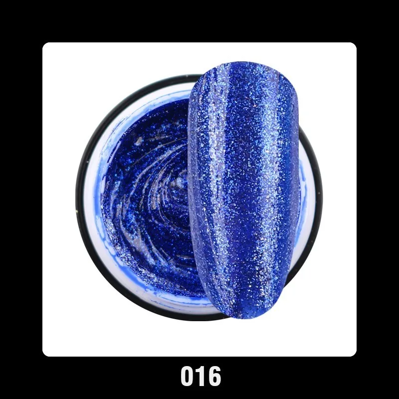 016 Beautilux 1 шт., не липкие Платиновые блестки, розовое золото, 3D гель-паста, лак для ногтей, УФ светодиодный дизайн ногтей, гель для резьбы 10 мл - Цвет: 016