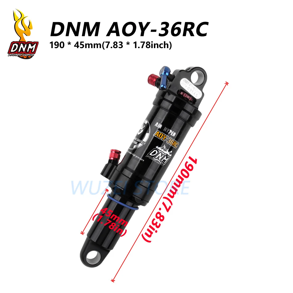DNM/AOY-36RC MTB Велоспорт велосипед катушки Задний амортизатор 165/190/200 мм горный велосипед воздуха задний амортизатор с блокировкой