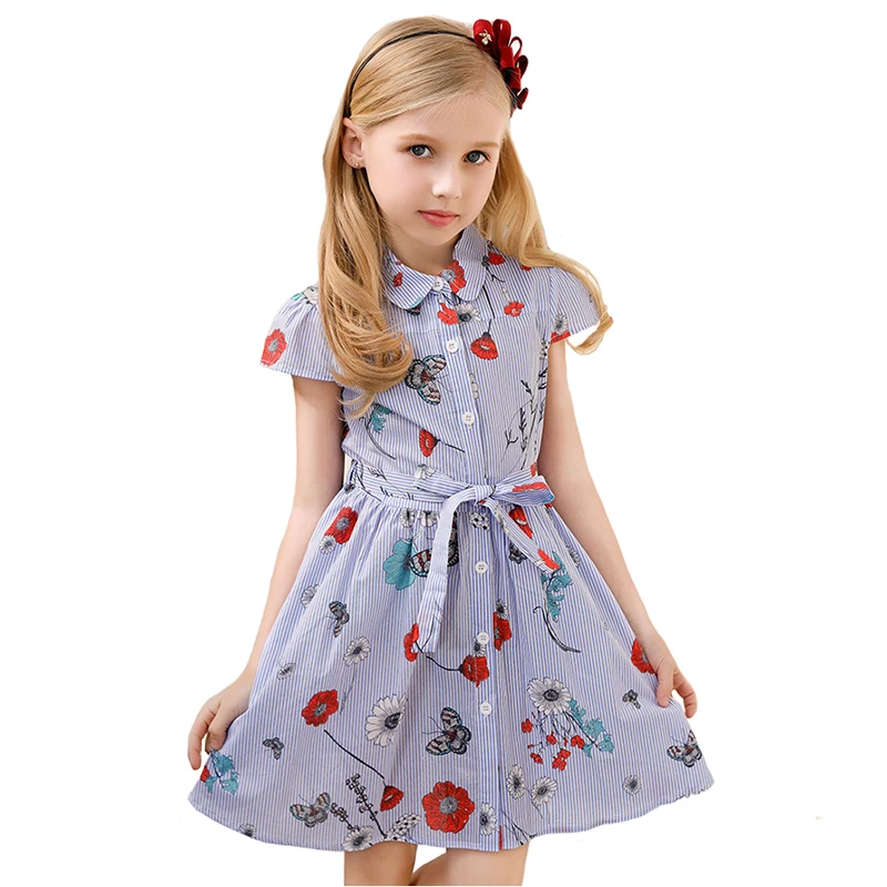 Платье для девочек 2018 фирменное платье принцессы детская одежда Европейский и