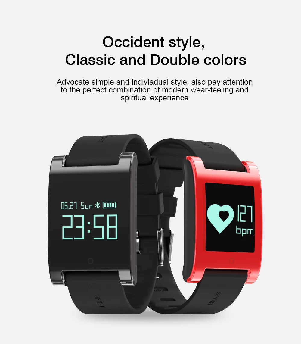 Smartch DM68 waterproof smart band wristband fitness tracker Blood Pressure heart rate monitor Calls Messages watch for phone |