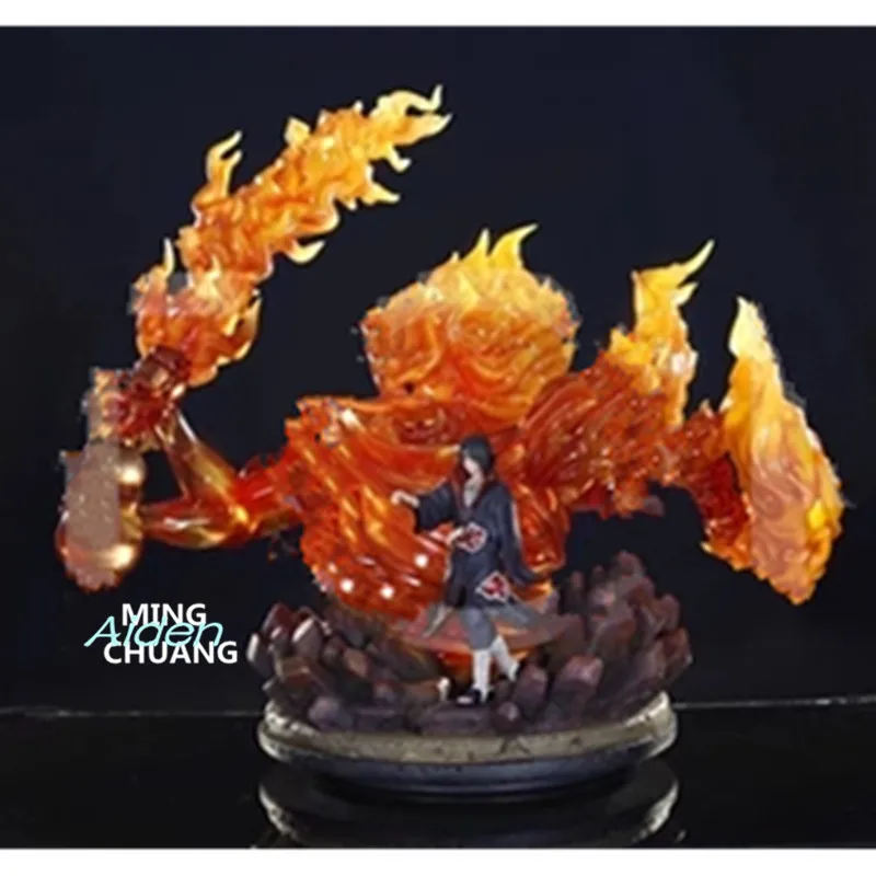 2" Статуя Наруто бюст Акацуки полная длина портрет Учиха Итачи Susanoo GK фигурка Коллекционная модель игрушки коробка 67 см Z1105