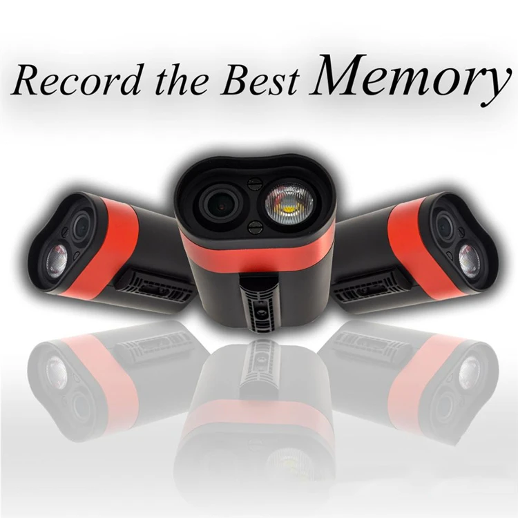 USB HD велосипедный DVR светильник 1080P 30fps Wifi Экшн-камера велосипедный передний светильник умная Спортивная камера 2200mA водонепроницаемый велосипедный головной светильник
