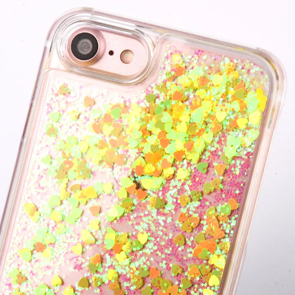 Diamond on side Bling Liquid Quicksand Soft Cases for iPhone 7 Plus 6S 6 Se X | Мобильные телефоны и аксессуары