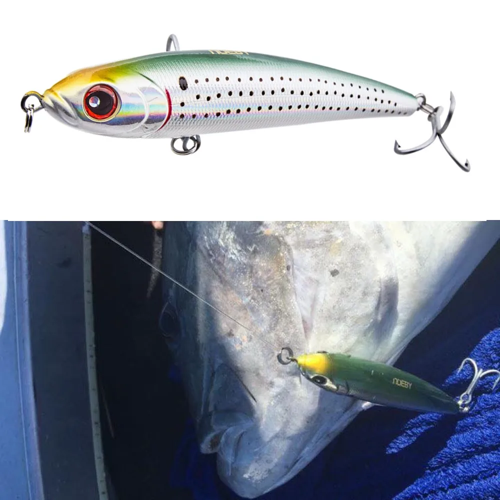 

Noeby NBL9062 master lures sinking pencil wobbler stickbaits exo lure sinking artificial long cast bait wobblers trolling lure