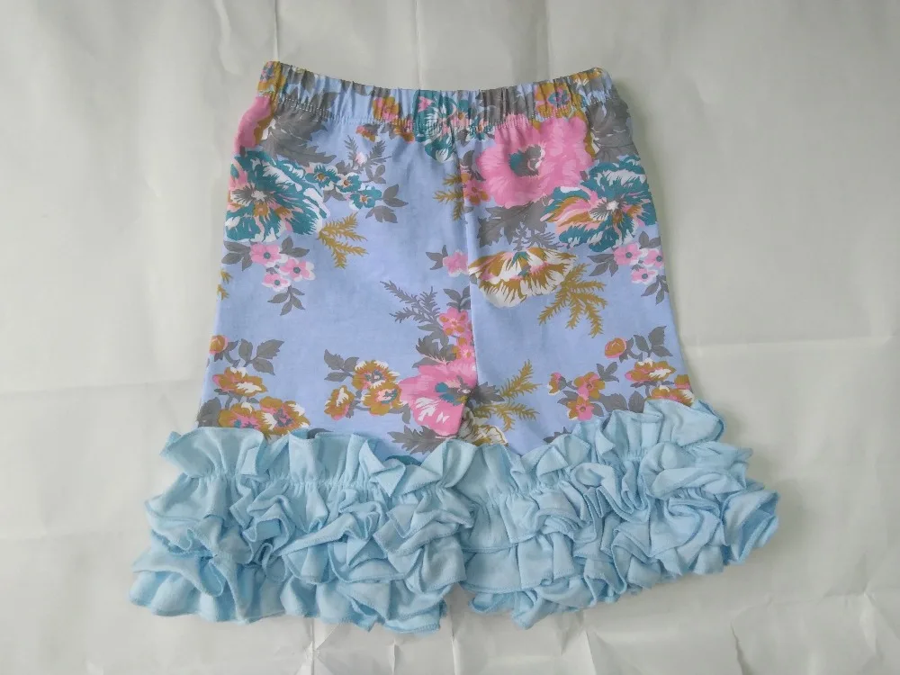 2017 тройные оборка шорты с принтом пасхальных яиц для девочек 6 см летние оборками