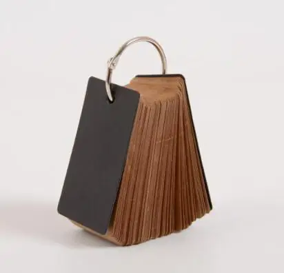 Kraft papers 100 листов, крафт-бумага, граффити, пустая заметка, планировщик, английские слова, вакуумные, карманный блокнот, блокнот, рисование, открытка для сообщений - Цвет: Kraft papers