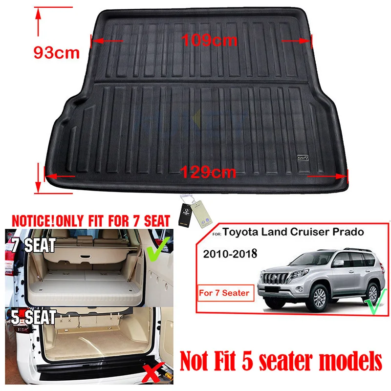 XUKEY для Toyota Prius Yaris Vios Belta RAV4 RAV-4 Land Cruiser Prado J120 J150 Boot грузовой лайнер багажник коврик лоток ковер