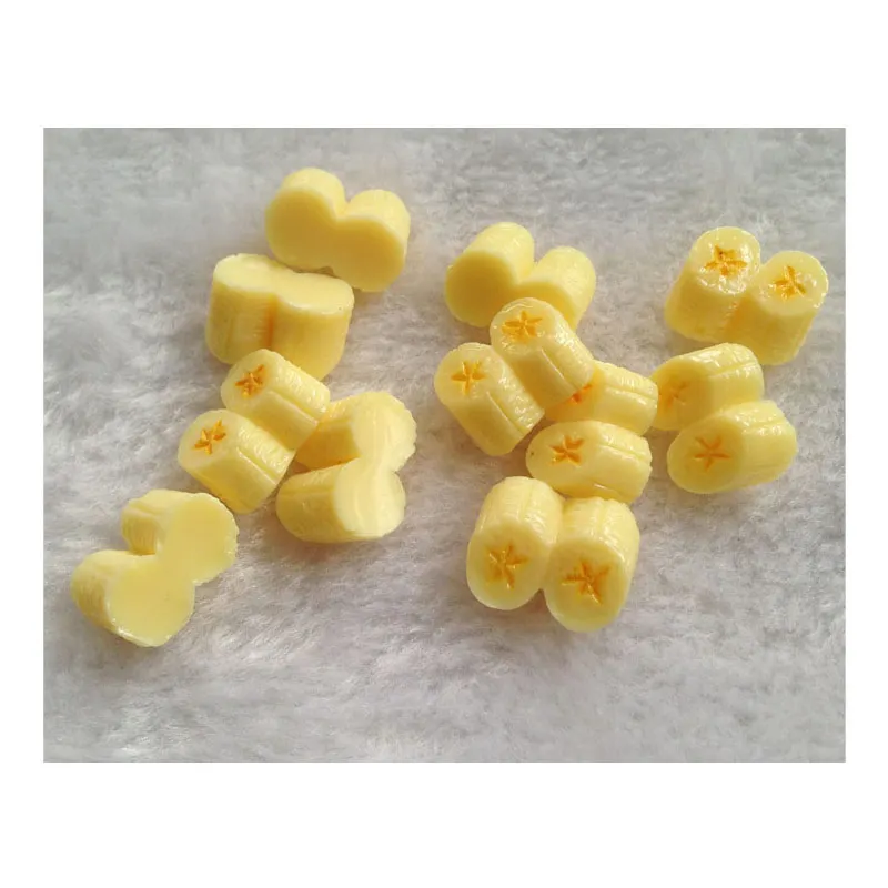 100 шт./лот большой размер смола банан модель украшения детали Мини имитация
