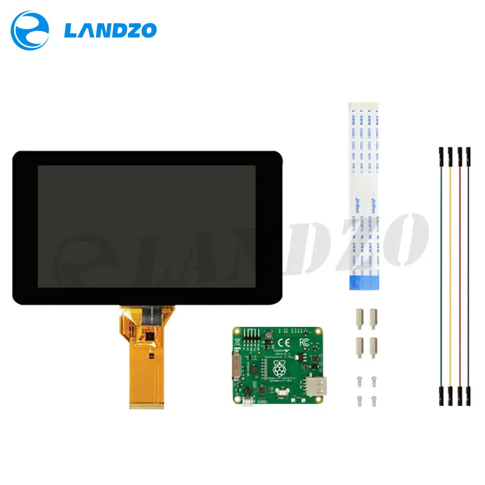 Официальный Raspberry Pi 7 дюймов TFT LCD сенсорный экран монитор дисплей 800*480 комплект