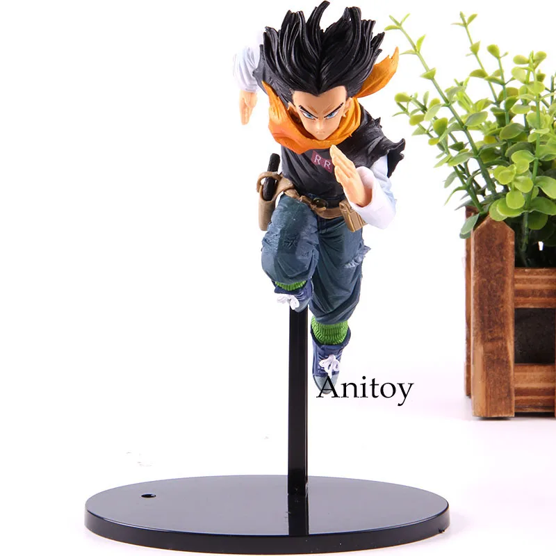 BWFC фигурка Android 17 Dragon Ball ПВХ Аниме Коллекция Модель игрушки Banpresto Dragon Ball Z Android 17 подарок для детей
