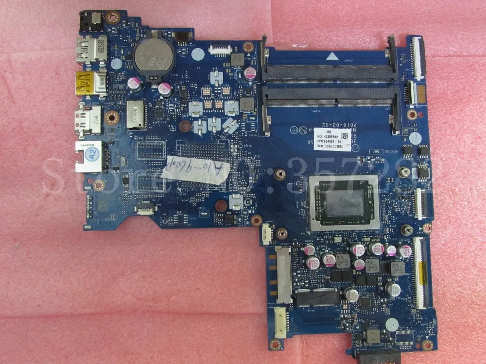 Материнская плата для HP 15-BA 854958-001 854958-601 854958-501 BDL51 LA-D713P A10 CPU полностью
