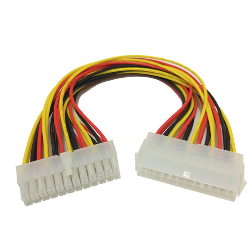 24-контактный Удлинительный кабель ATX PC PSU штырьковый и гнездовой разъем M/ F