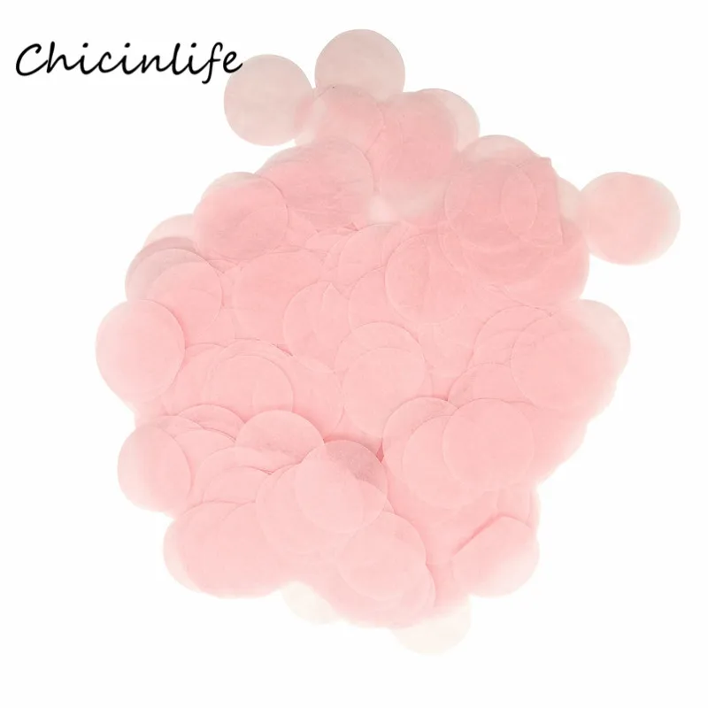 Chicinlife 1 упаковка 2 5 см круглые бумажные салфетки конфетти шары для свадьбы и дня