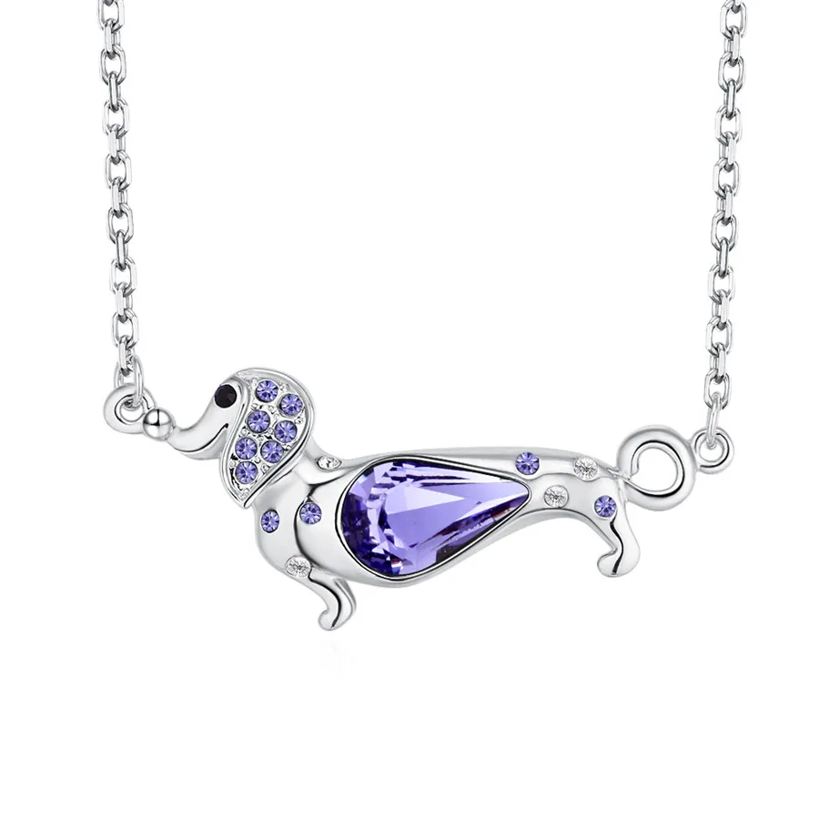 MS Betti на заказ милое ожерелье с подвеской для собак кристаллами Swarovski оригинал