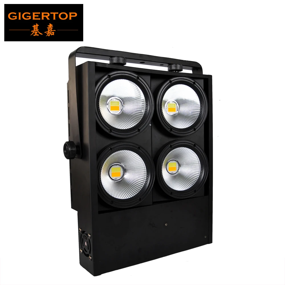 

Бесплатная доставка 4x100 Вт Led Cob аудитория свет холодный белый теплый белый цвет 2 в 1 8 каналов 3200k/6500k CW WW индивидуальный