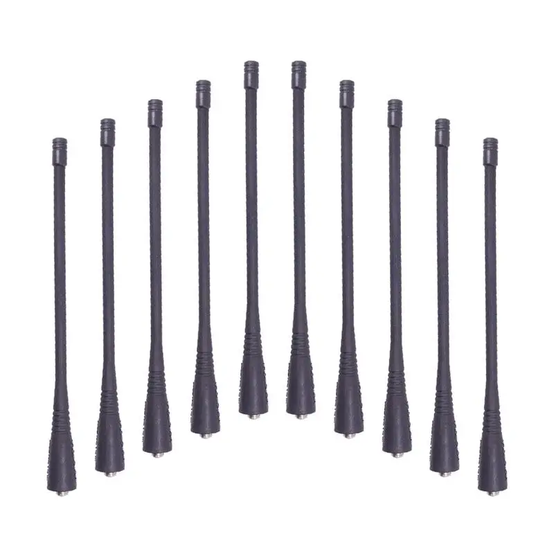 10 шт. UHF 400 470 МГц Гибкая кнутая антенна для Motorola GP338 GP328 GP3188 GP68 GP340 GP88S GP88 CP140 и т. д.