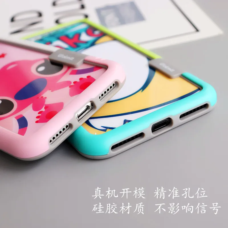 Для iPhone XS max/XR противоударный бампер и задняя Передняя стежка закаленное стекло экран пленка для iPhone 7 8 Plus 6 6 S 3D держатель