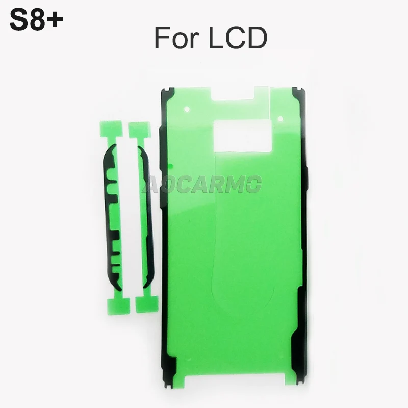 5x Front Adhesive 5 компл./лот для samsung Galaxy S8plus SM-G9550 ЖК-дисплей S8+ 6," Экран задняя Батарея крышка Камера объектив водонепроницаемый стикер Клей - Цвет: 5x Front Adhesive
