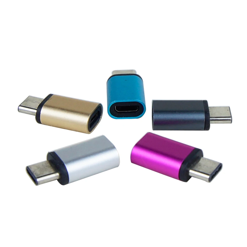 Perlinta 5 шт./пакет смешивания Цвет Тип C Мужской к разъему Micro USB3.1 для USB Женский