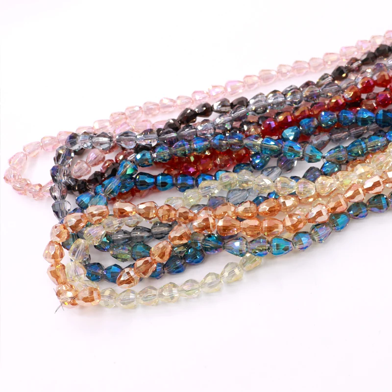 Jewelry accessories crystal beads 7*8mm high-grade DIY material loose curtain gyroscopic shape 20 pcs | Украшения и аксессуары